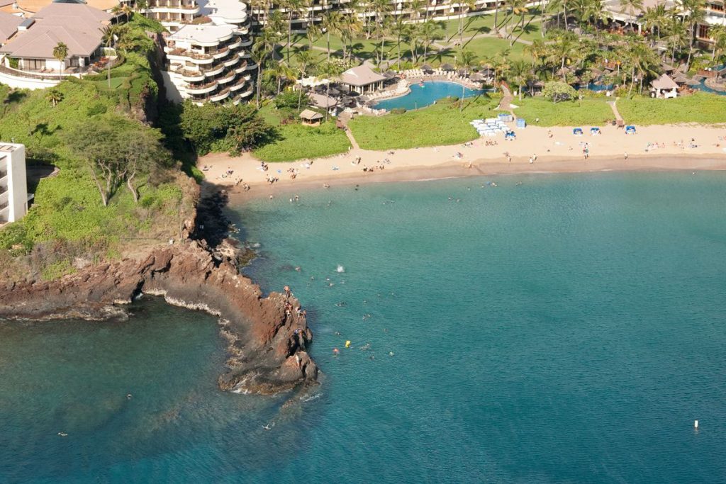 Black Rock is known for the daily cliff diving ceremony that occurs there.  Image Source