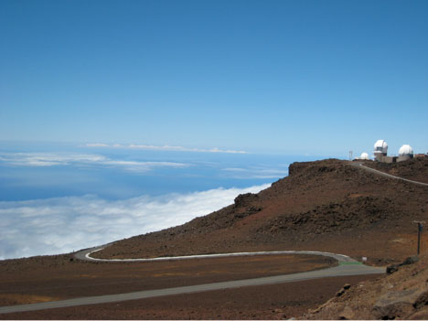 The Haleakala High Altitude Observatory Site is located above one-third of the Earth’s atmosphere